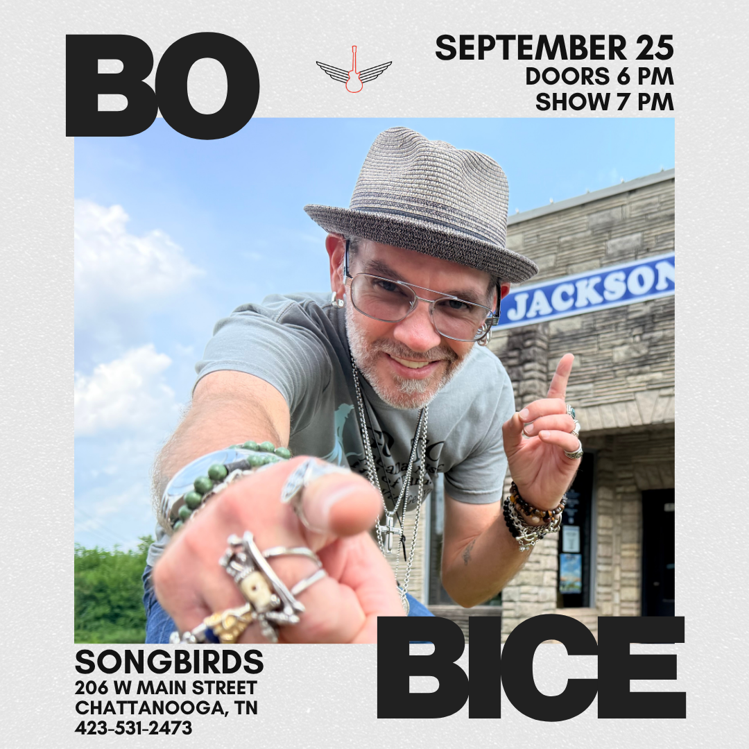 Bo Bice Live in Chattanooga at Songbirds September 25