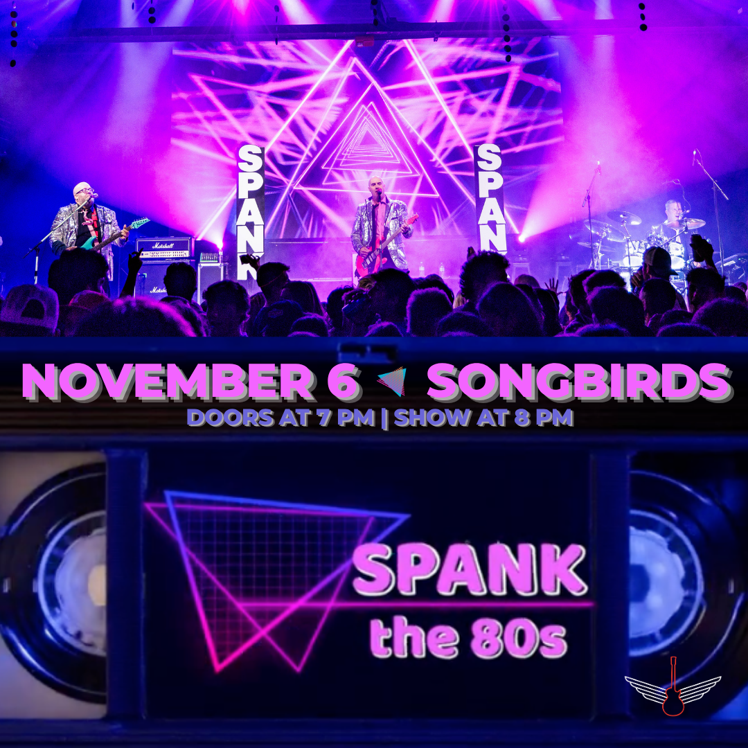 SPANKthe80s Live in Chattanooga at Songbirds November 6