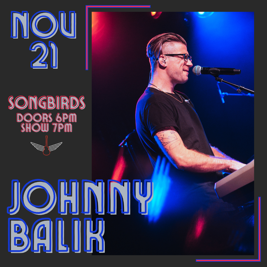 Johnny Balik Live in Chattanooga at Songbirds November 21