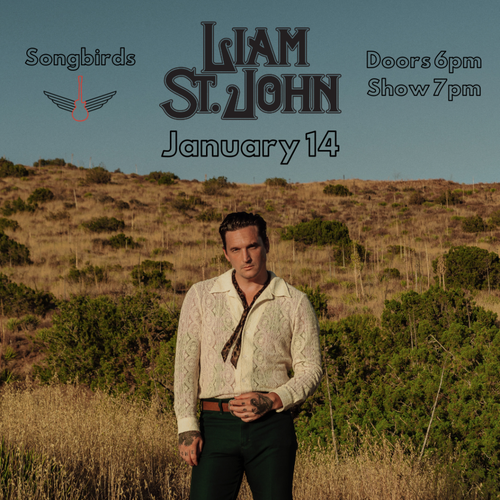 Liam St. John Live in Chattanooga at Songbirds January 14